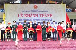 Khánh thành nhà bán trú Trường THCS Trấn Yên, huyện Bắc Sơn, tỉnh Lạng Sơn